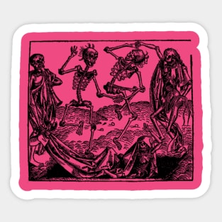 Black Death Dance Sticker
